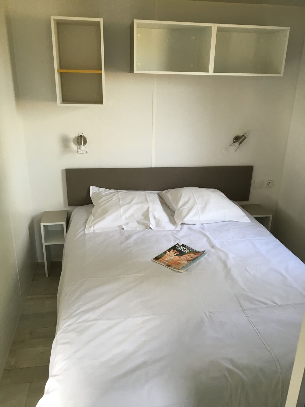 Mobil home en location lit double